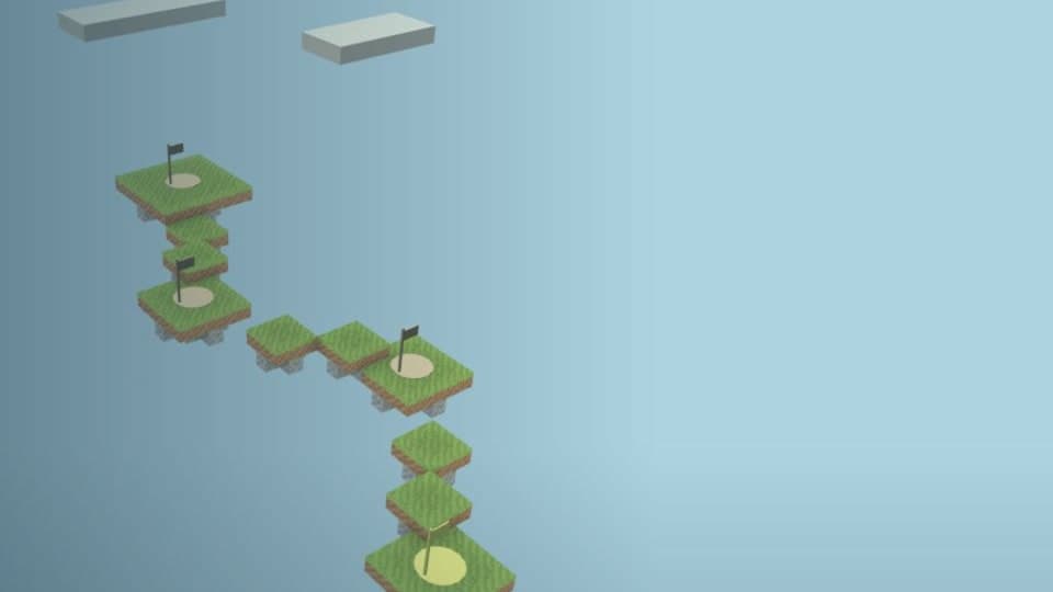 build and climb gameplay in Blokik